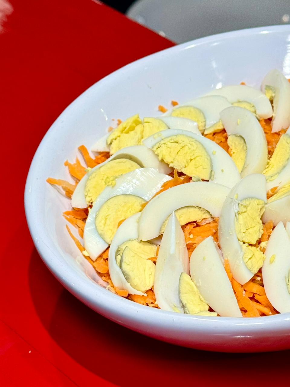 Ensalada de Zanahoria y Huevo
