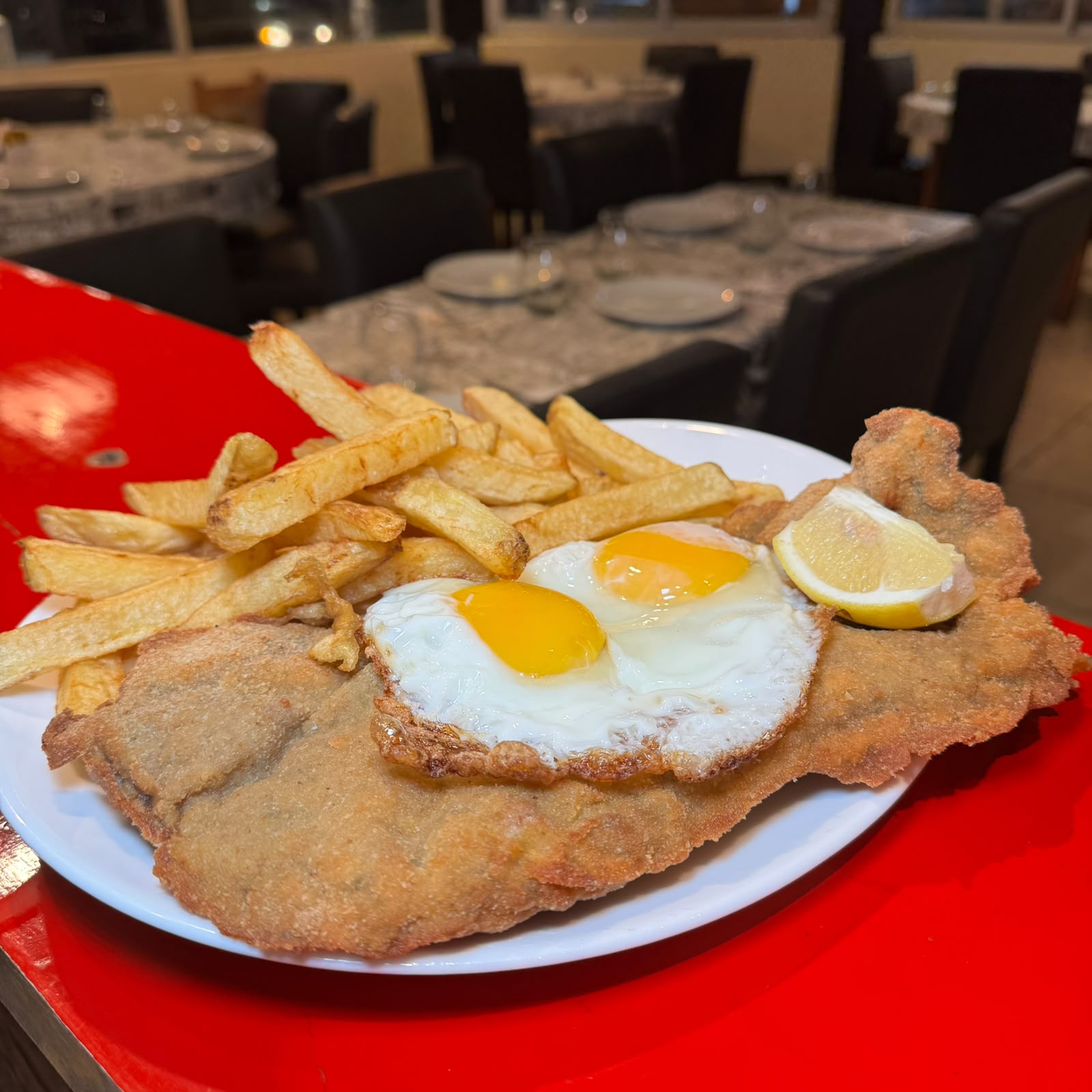 Milanesa a caballo 