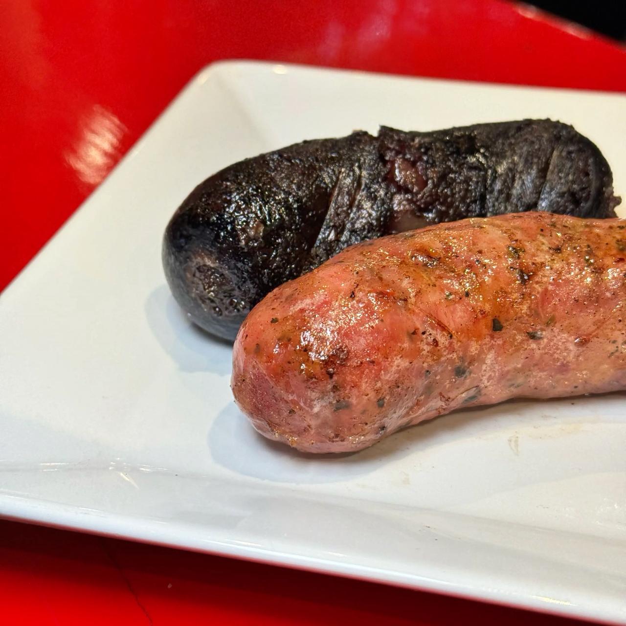 Chorizo y morcilla