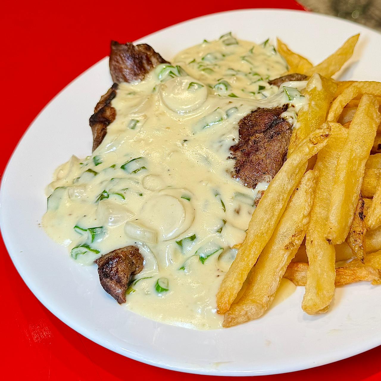 Lomo con salsa a elección